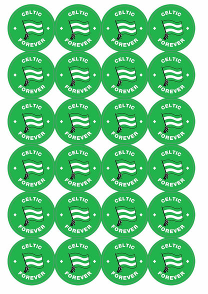 A picture of an A4 sheet of matte paper stickers