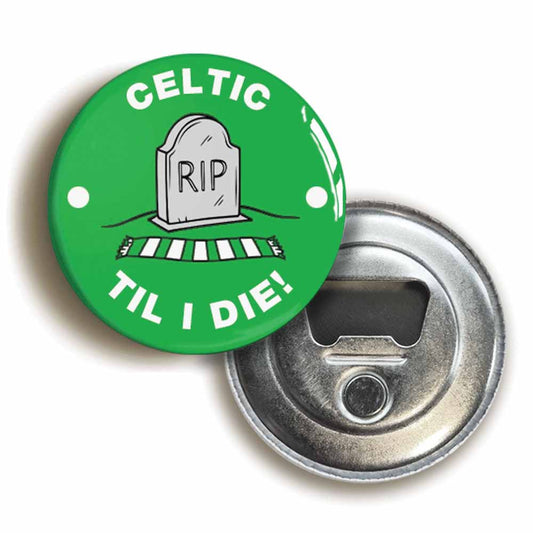 A picture of a bottle opener fridge magnet