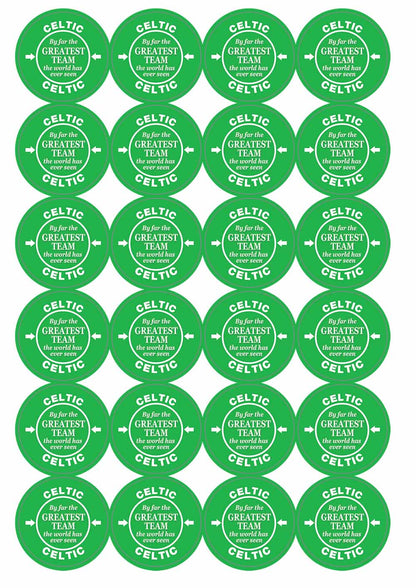 A picture of an A4 sheet of matte paper stickers