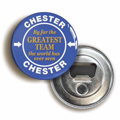 A picture of a bottle opener fridge magnet