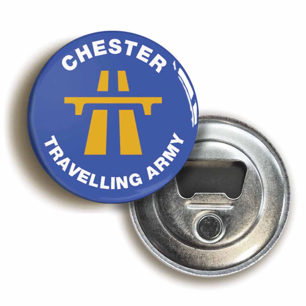 A picture of a bottle opener fridge magnet