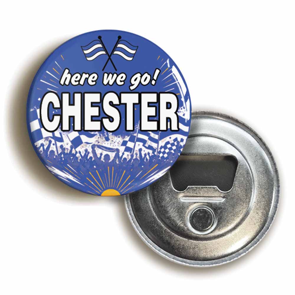 A picture of a bottle opener fridge magnet