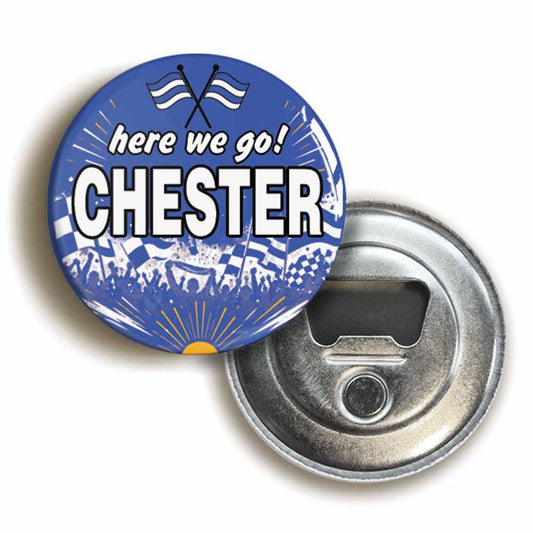A picture of a bottle opener fridge magnet