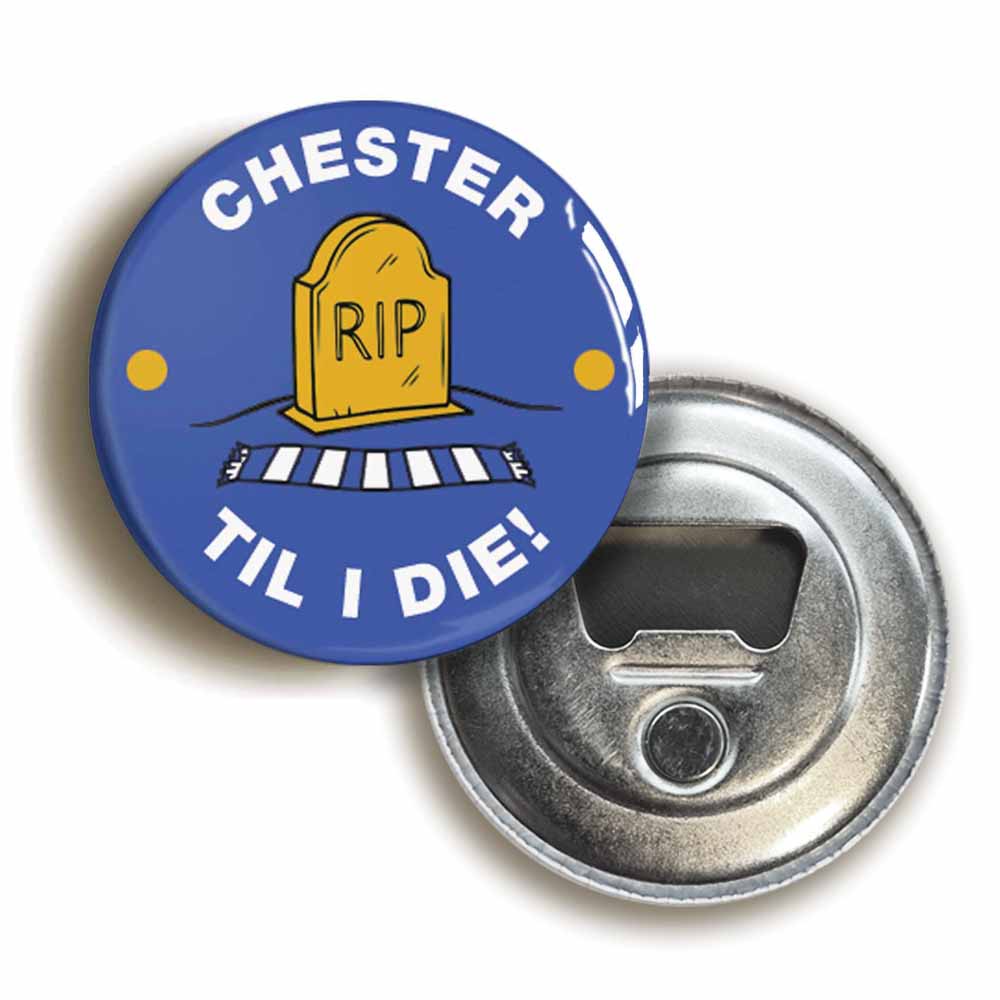 A picture of a bottle opener fridge magnet