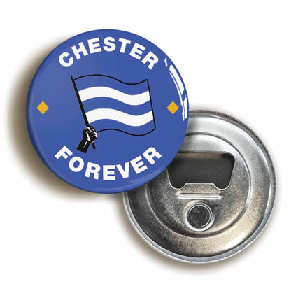 A picture of a bottle opener fridge magnet