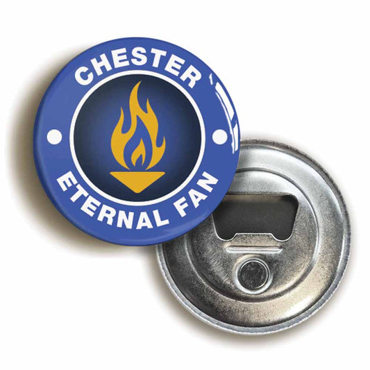 A picture of a bottle opener fridge magnet