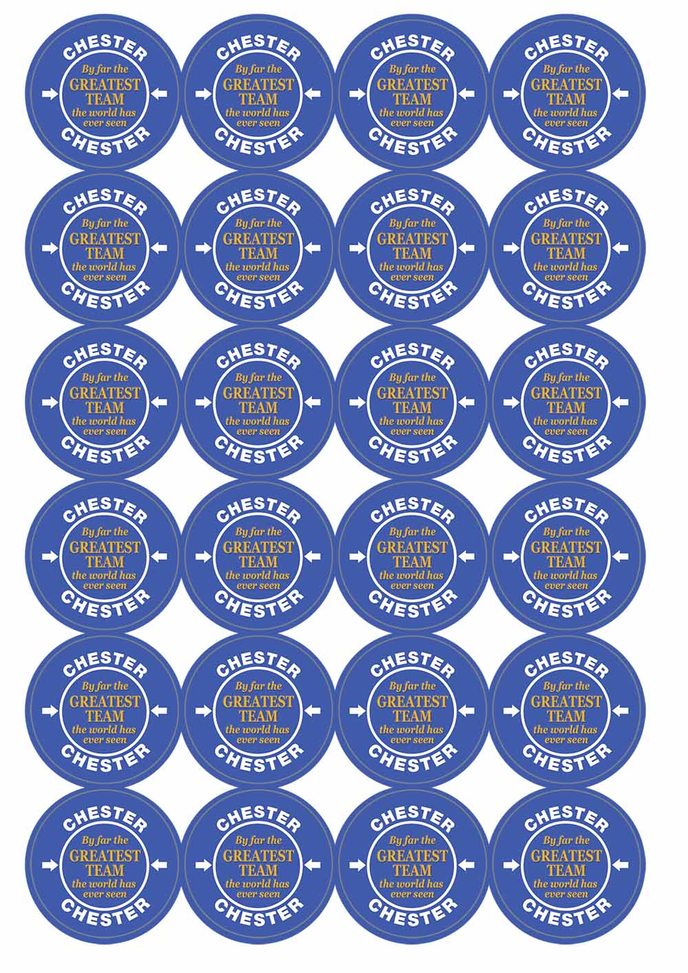 A picture of an A4 sheet of matte paper stickers