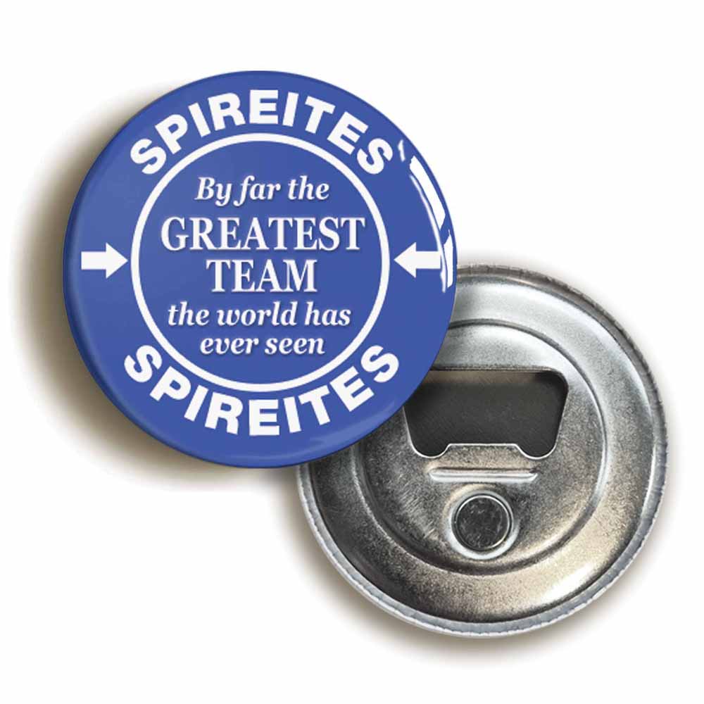 A picture of a bottle opener fridge magnet