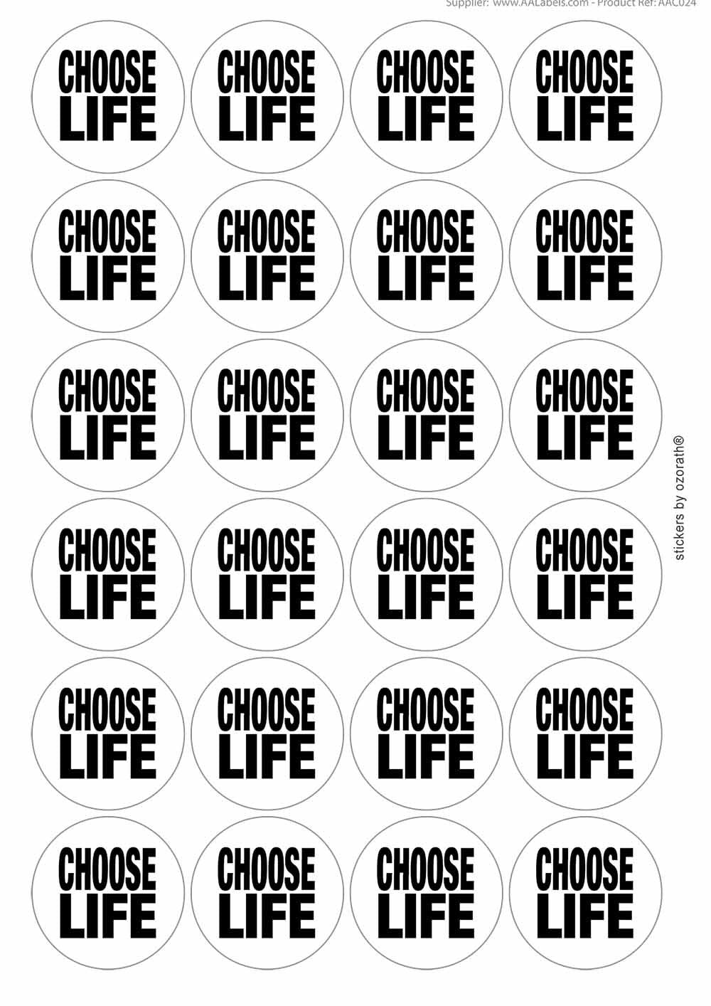 A picture of an A4 sheet of matte paper stickers