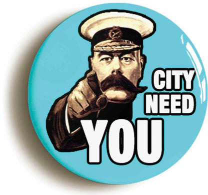 A picture of a button badge