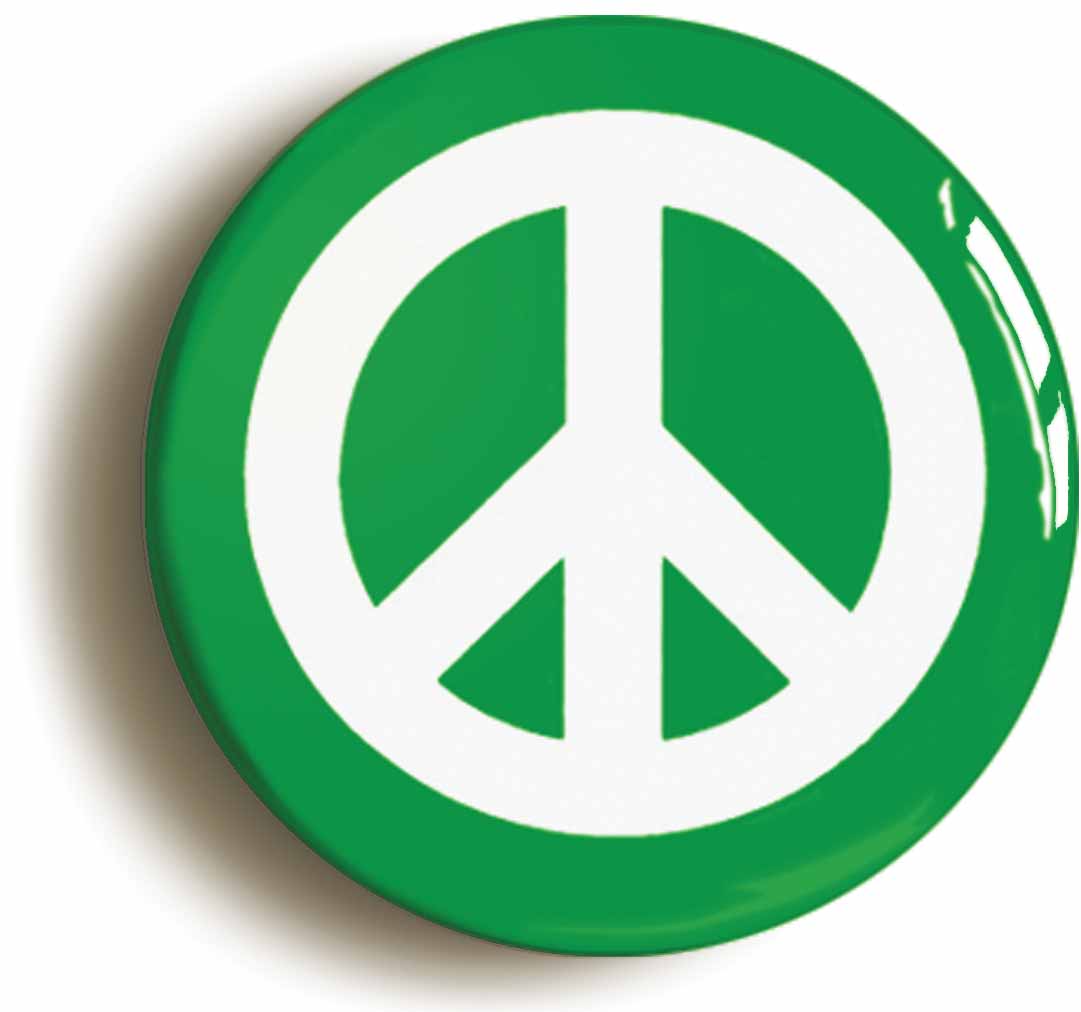 A picture of the front of the product, titled Green CND Symbol Circular 50mm Fridge Magnet