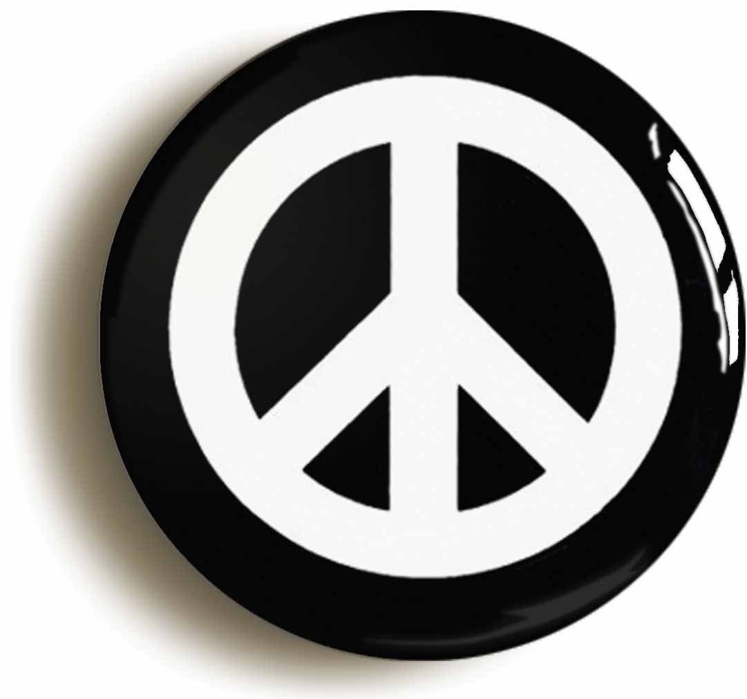 A picture of the front of the product, titled CND Campaign For Nuclear Disarmament Peace Button Pin Badge