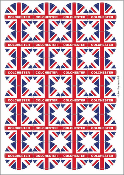 A picture of an A4 sheet of matte paper stickers