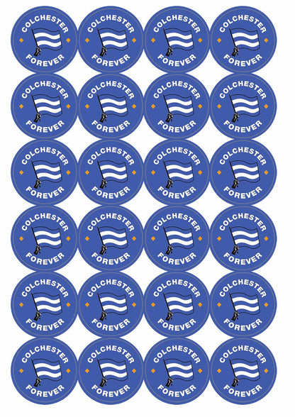 A picture of an A4 sheet of matte paper stickers