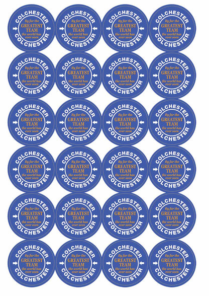 A picture of an A4 sheet of matte paper stickers