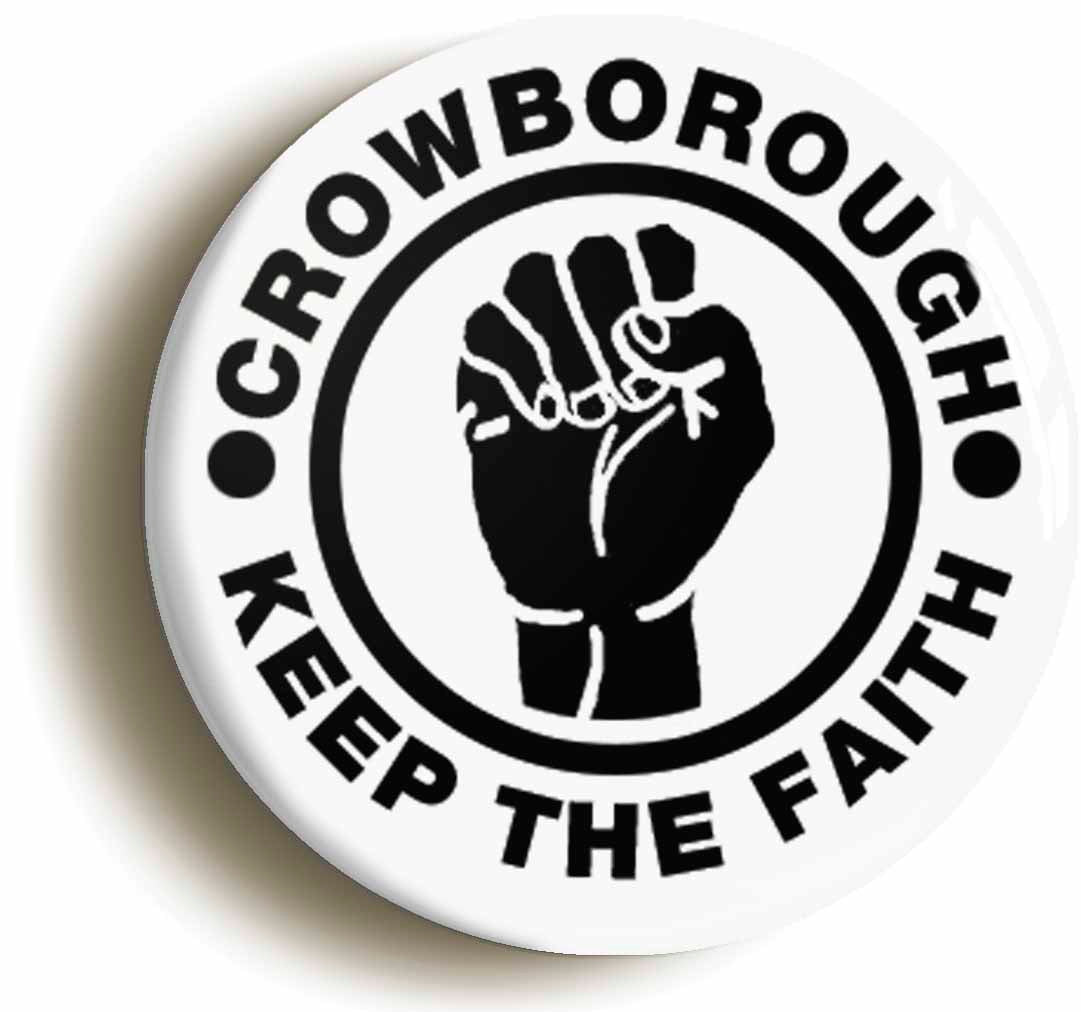 A picture of a button badge