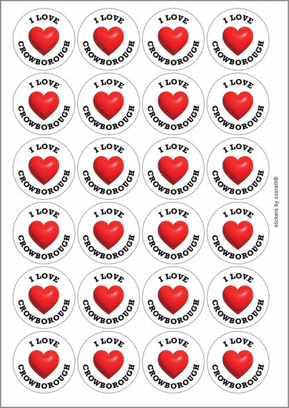 A picture of an A4 sheet of matte paper stickers