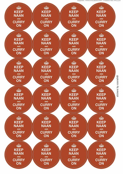 A picture of an A4 sheet of matte paper stickers