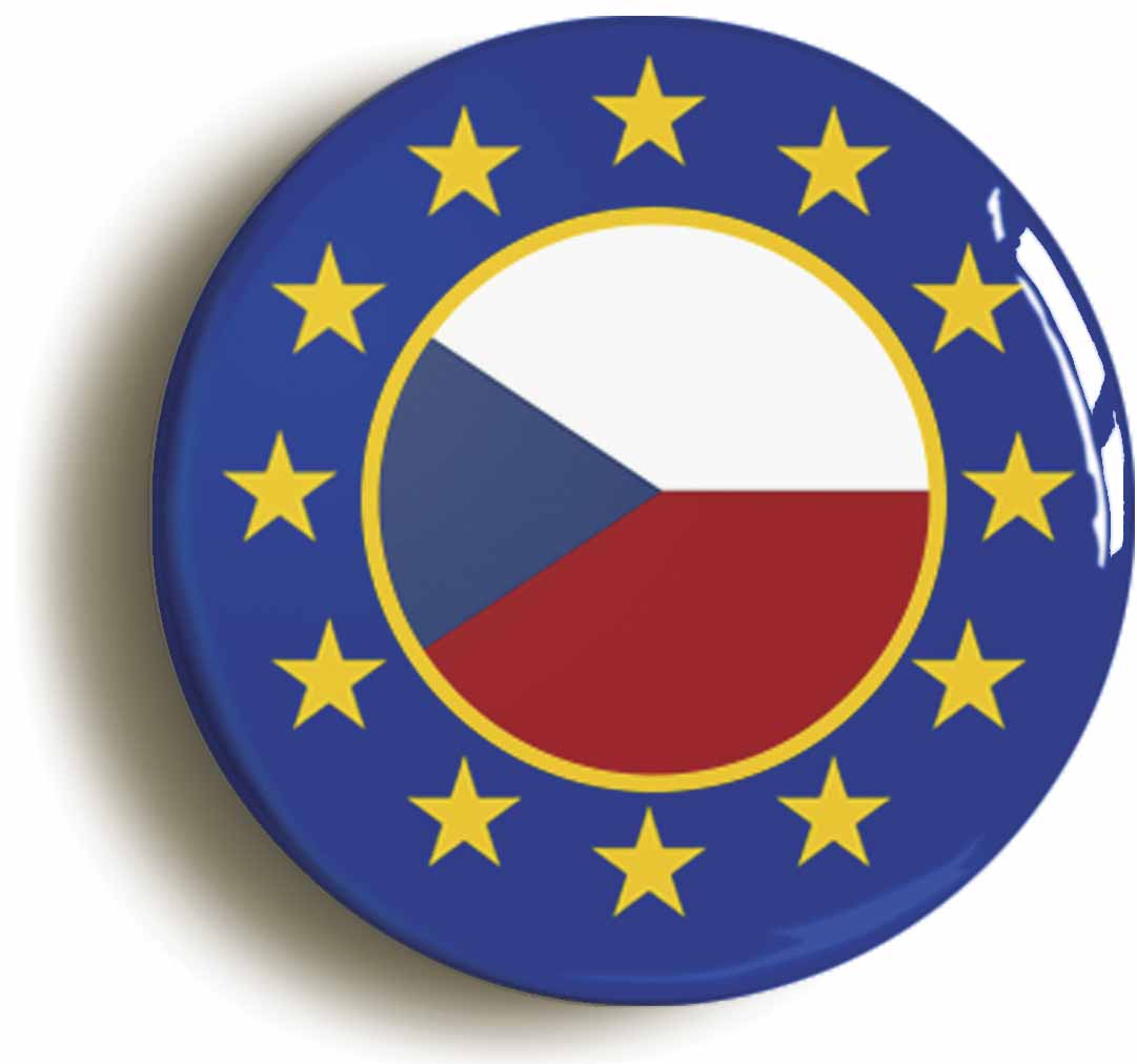 A picture of a button badge