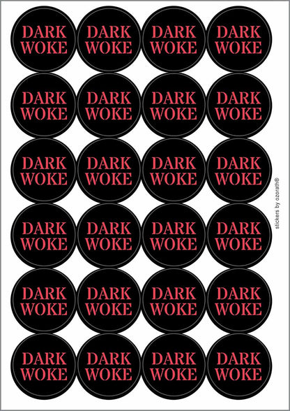 A picture of an A4 sheet of matte paper stickers
