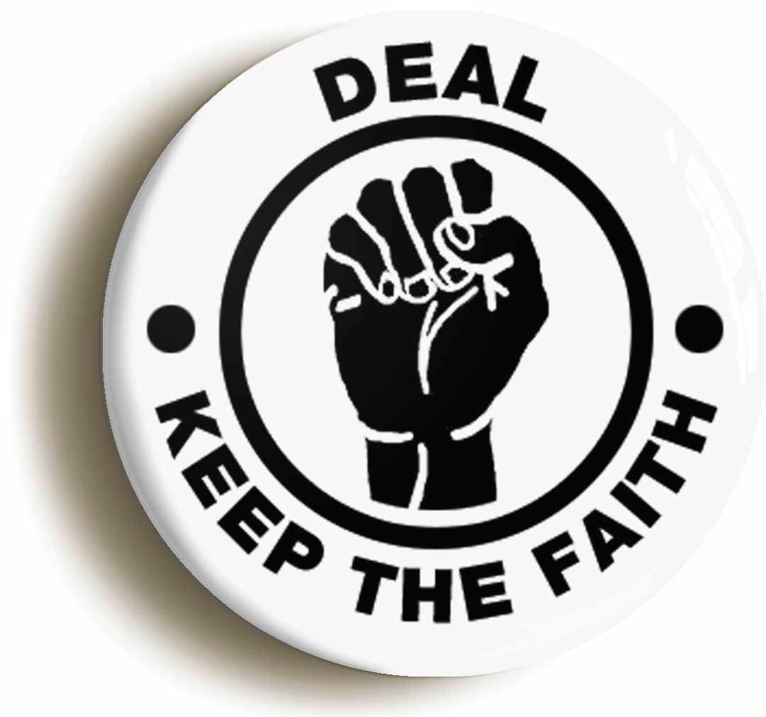 A picture of a button badge