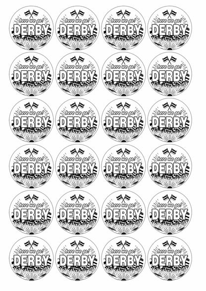 A picture of an A4 sheet of matte paper stickers
