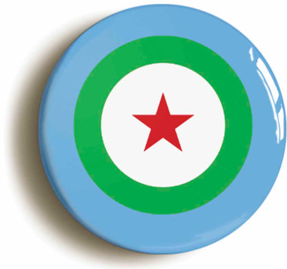 A picture of a button badge
