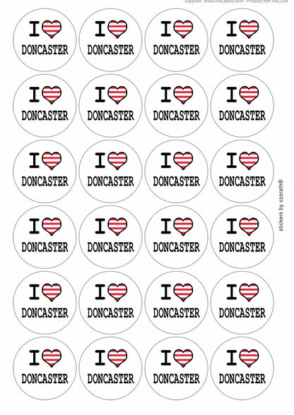A picture of an A4 sheet of matte paper stickers
