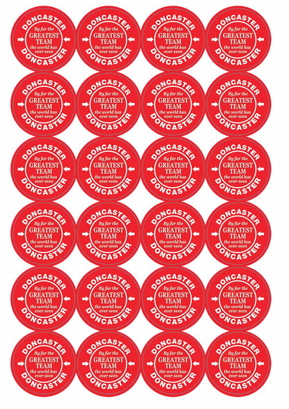 A picture of an A4 sheet of matte paper stickers