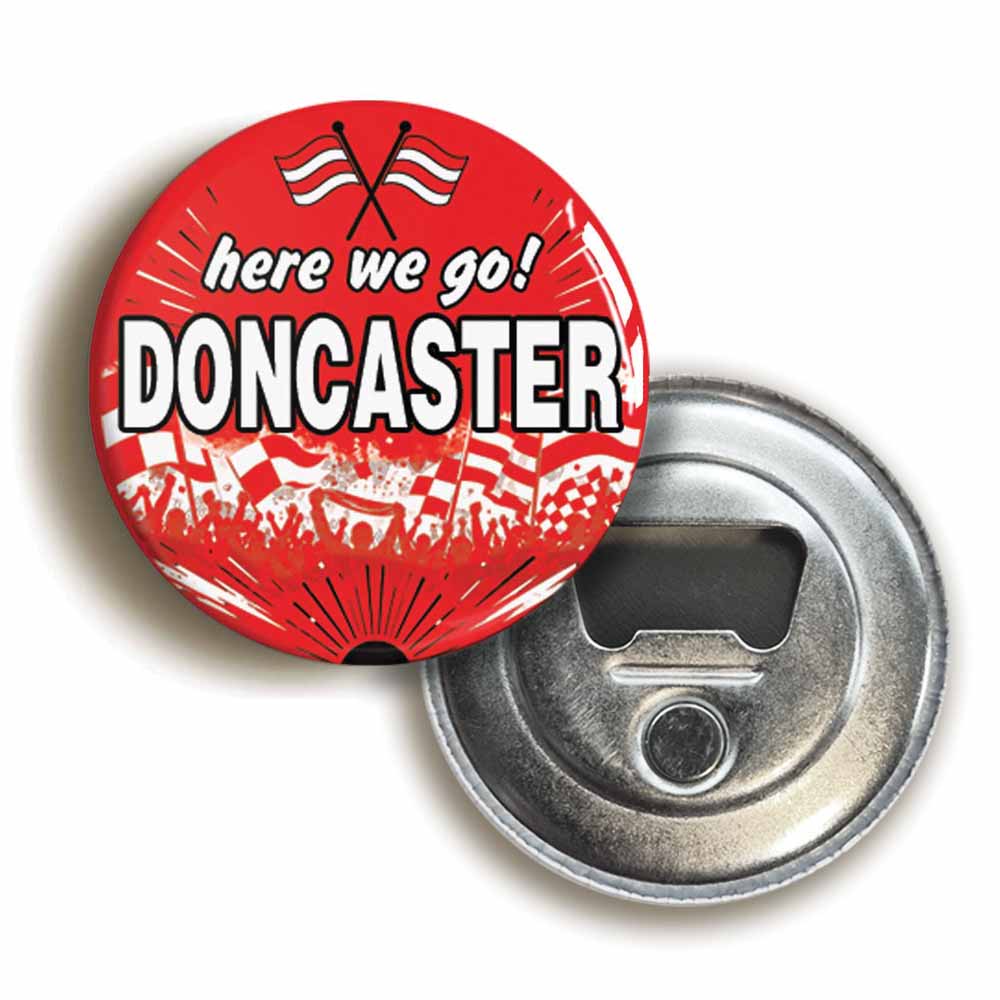 A picture of a bottle opener fridge magnet