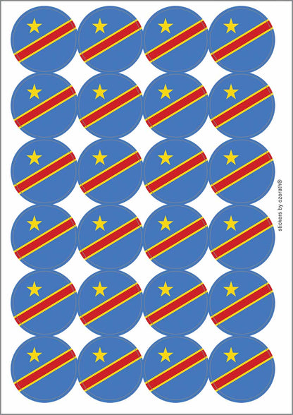 A picture of an A4 sheet of matte paper stickers