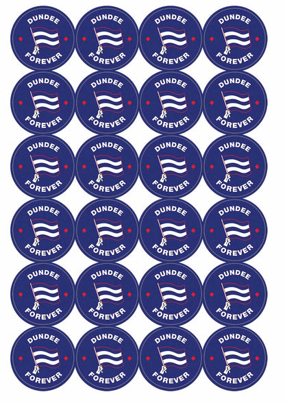 A picture of an A4 sheet of matte paper stickers