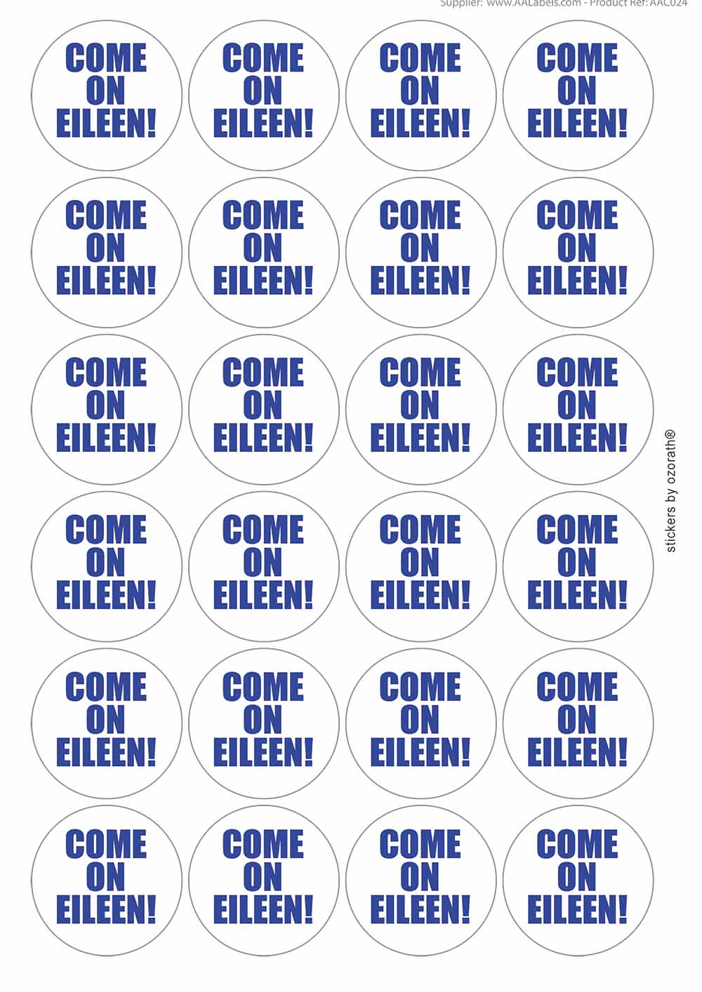 A picture of an A4 sheet of matte paper stickers