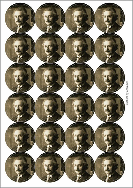 A picture of an A4 sheet of matte paper stickers