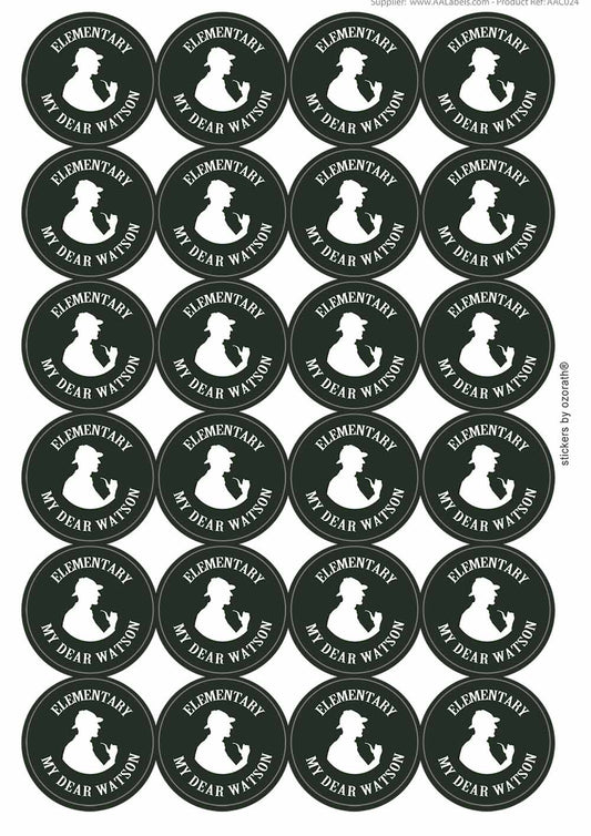 A picture of an A4 sheet of matte paper stickers