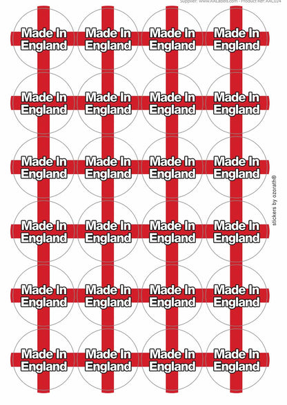 A picture of an A4 sheet of matte paper stickers