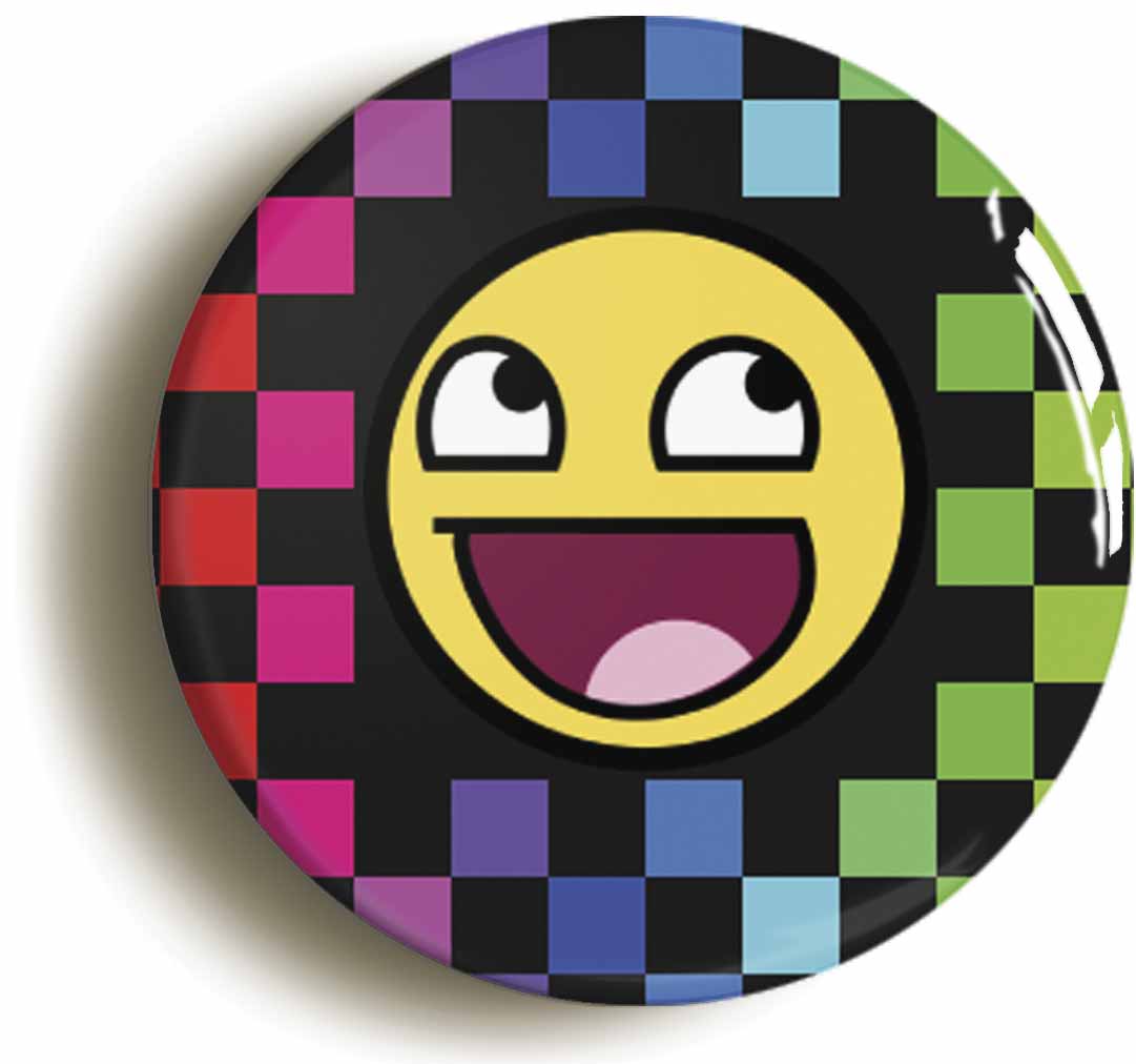 A picture of a button badge