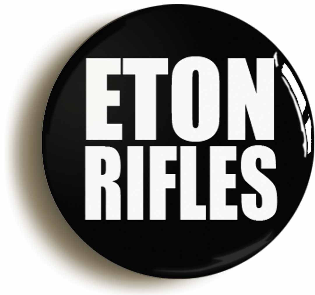 A picture of the front of the product, titled Eton Rifles Mod Circular 50mm Fridge Magnet