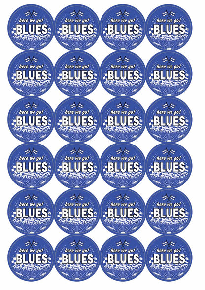 A picture of an A4 sheet of matte paper stickers
