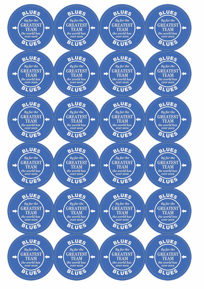 A picture of an A4 sheet of matte paper stickers