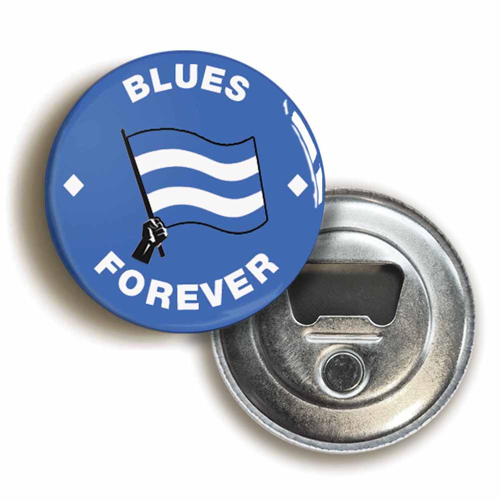 A picture of a bottle opener fridge magnet