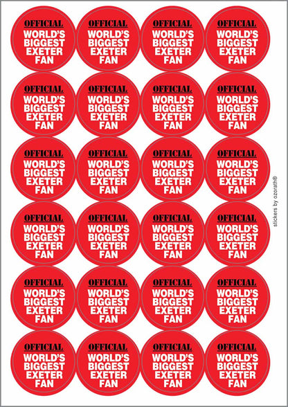 A picture of an A4 sheet of matte paper stickers