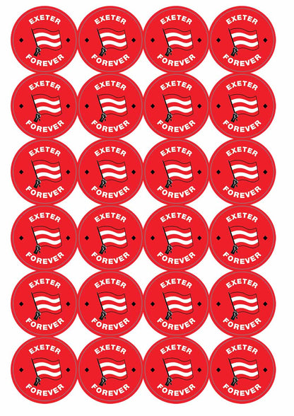 A picture of an A4 sheet of matte paper stickers