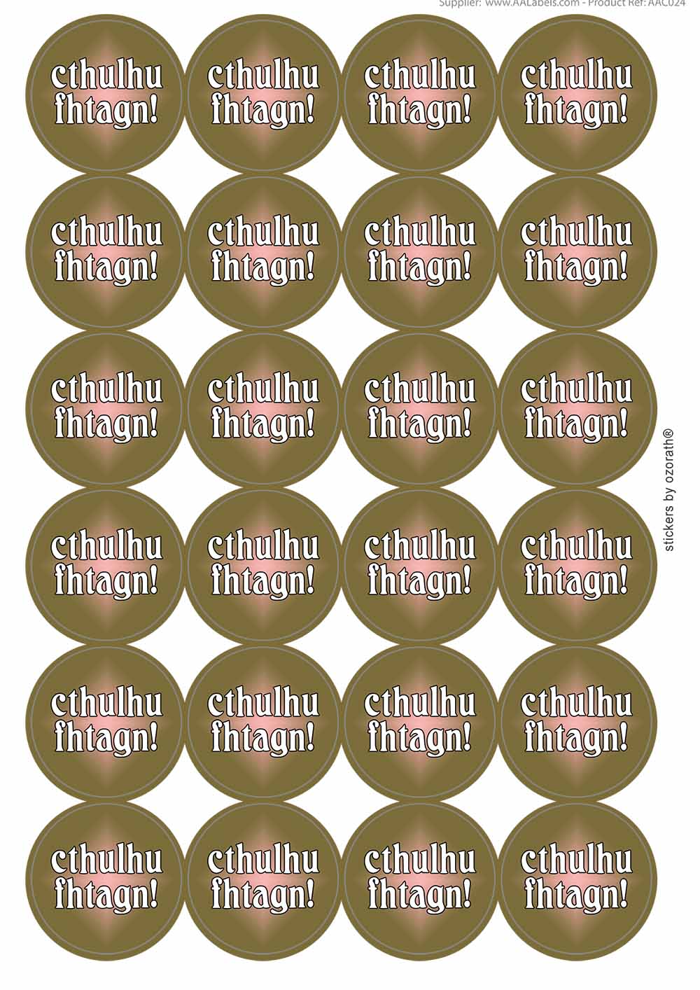 A picture of an A4 sheet of matte paper stickers