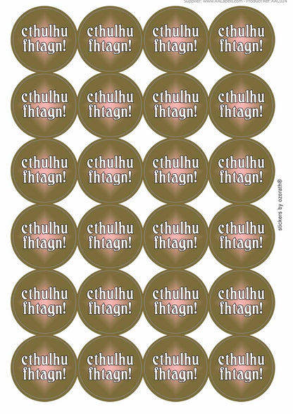 A picture of an A4 sheet of matte paper stickers