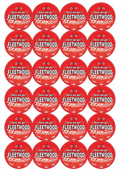A picture of an A4 sheet of matte paper stickers