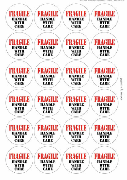 A picture of an A4 sheet of matte paper stickers
