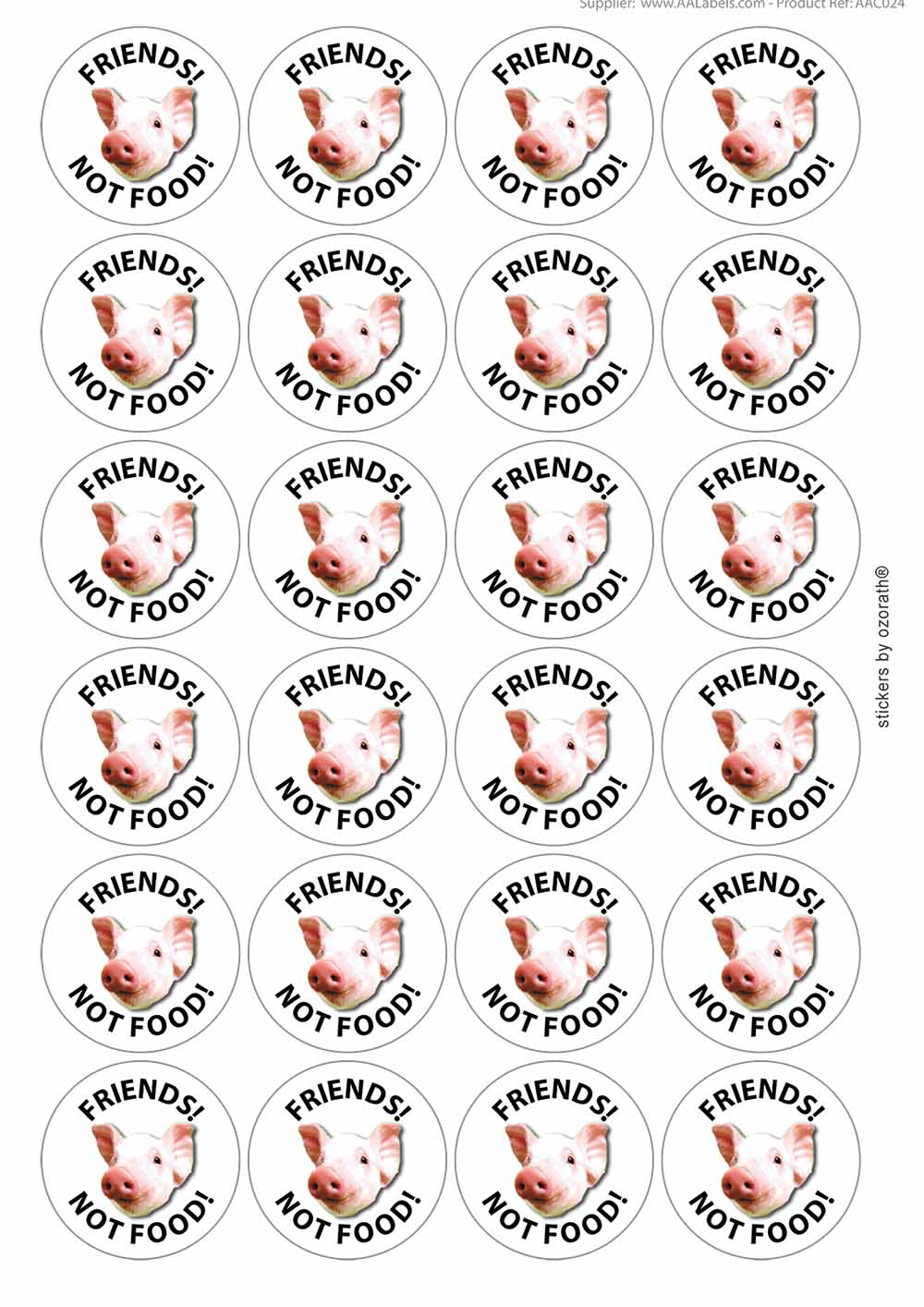 A picture of an A4 sheet of matte paper stickers