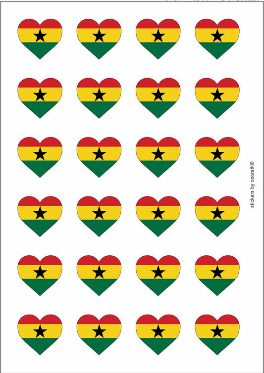 A picture of an A4 sheet of matte paper stickers