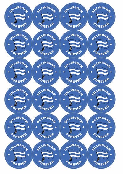 A picture of an A4 sheet of matte paper stickers